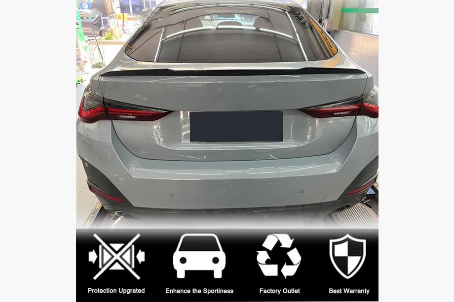 BMW 4 Series G22/23/26 2020- Aileron V1 (pour G26, Carbone) Photo 3