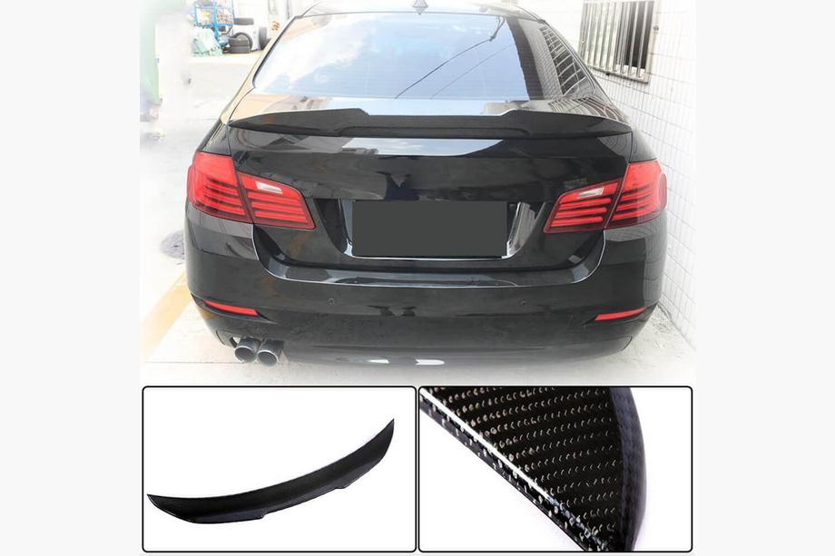 BMW 5 Series F10/F11 2010–2016 Spoiler de coffre Carbone V5 (SD) Image