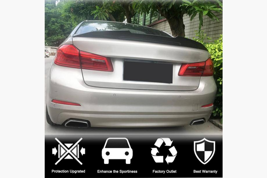 BMW Série 5 G30/G31 2017–2023 Spoiler de coffre Carbone V5 (SD) Photo 2