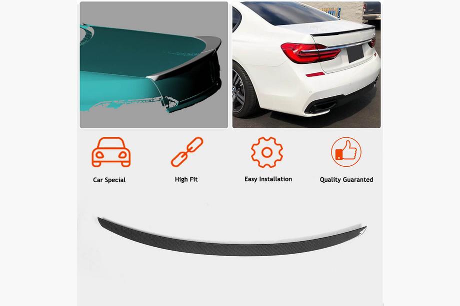 BMW 7 Series G11/G12 2015-2022 Aileron M-Style (Carbone) Photo 2