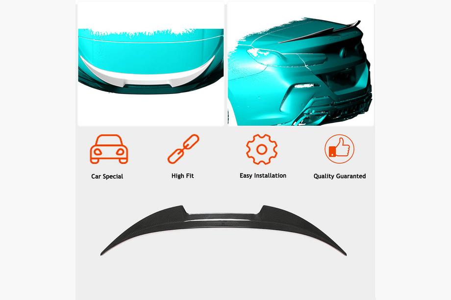 BMW 8 Series G14/G15/G16 2018- Aileron PSM-Style (pour G14/F91, Carbone) Photo 2