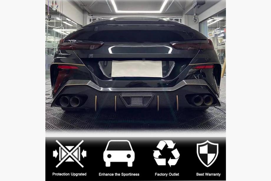 BMW 8 Series G14/G15/G16 2018- Aileron PSM-Style (pour G16/F93, Carbone) Photo 6