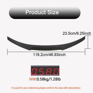 Aileron M4-Style V2 (pour F82, Carbone) photo 4