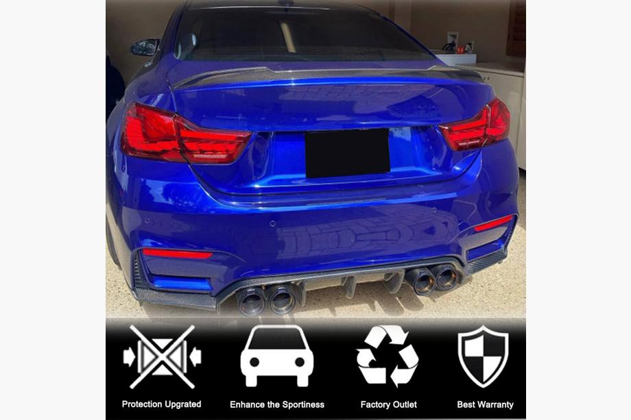 BMW 4 Series F32/F33/F36 2012-2020 Aileron CS-Style (pour F82, Carbone) Photo 2