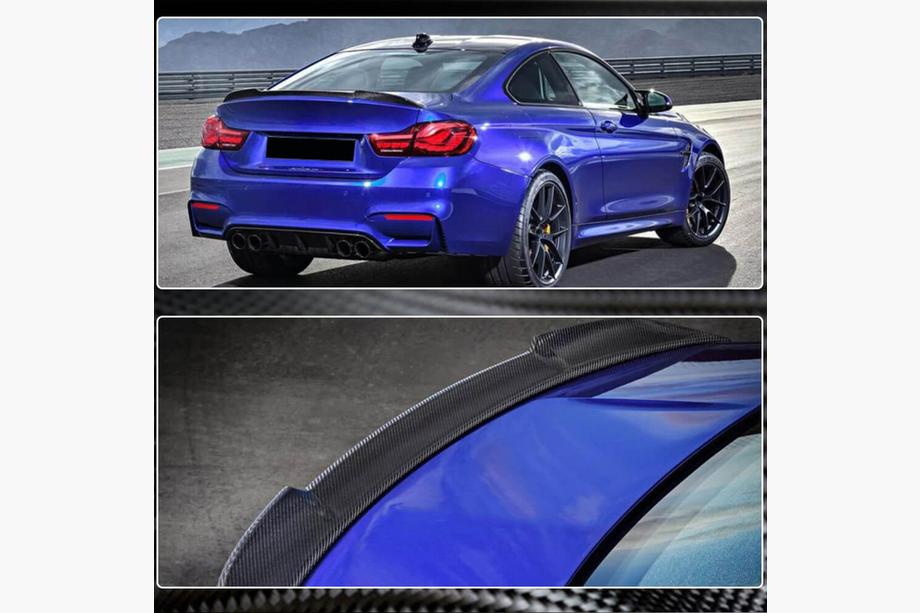 BMW 4 Series F32/F33/F36 2012-2020 Aileron CS-Style (pour F82, Carbone) Photo 3
