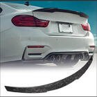BMW 4 Series F32/F33/F36 2012-2020 Aileron de coffre Carbone V8 (pour F82) photo 8
