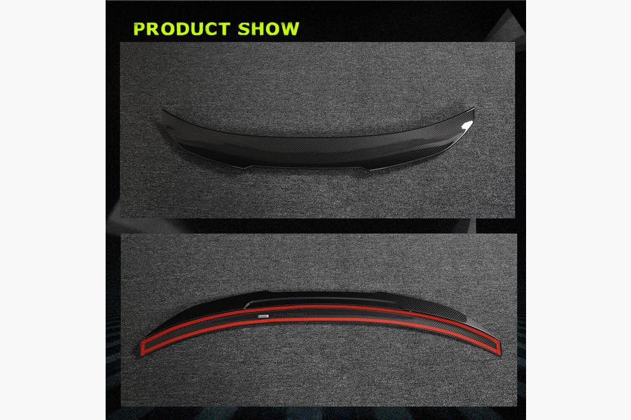 BMW 4 Series F32/F33/F36 2012-2020 Aileron PSM-Style V1 (pour F82, Carbone) Photo 3