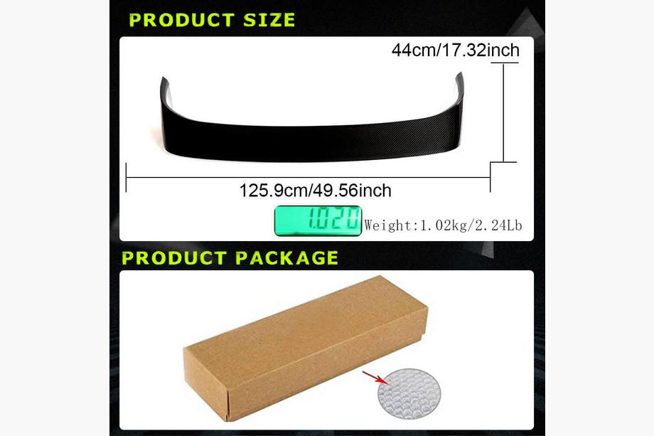 BMW 2 Series G42 2021- Aileron V5 (Noir Brillant) Photo 5