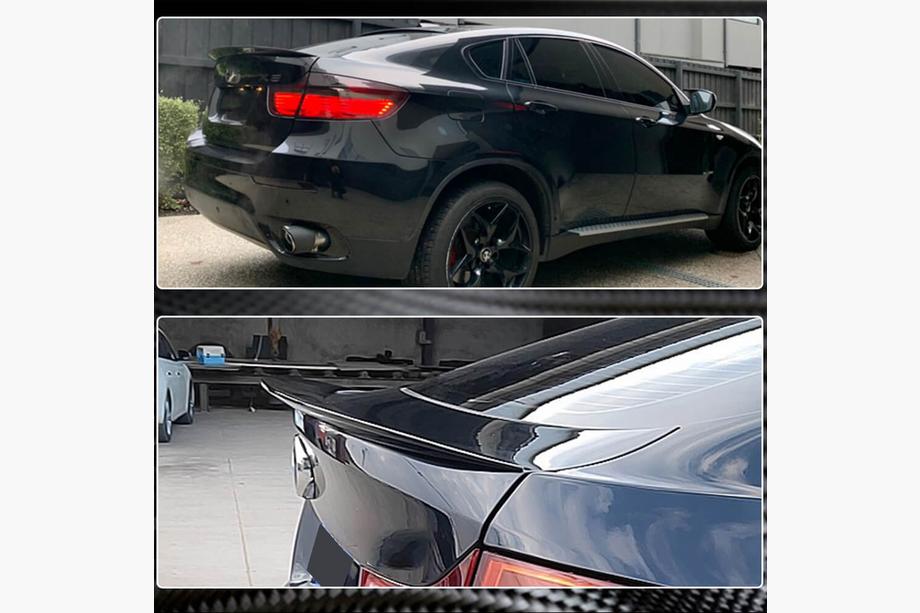 BMW X6 E71 2008–2014 Spoiler V1 (Carbone) Photo 9
