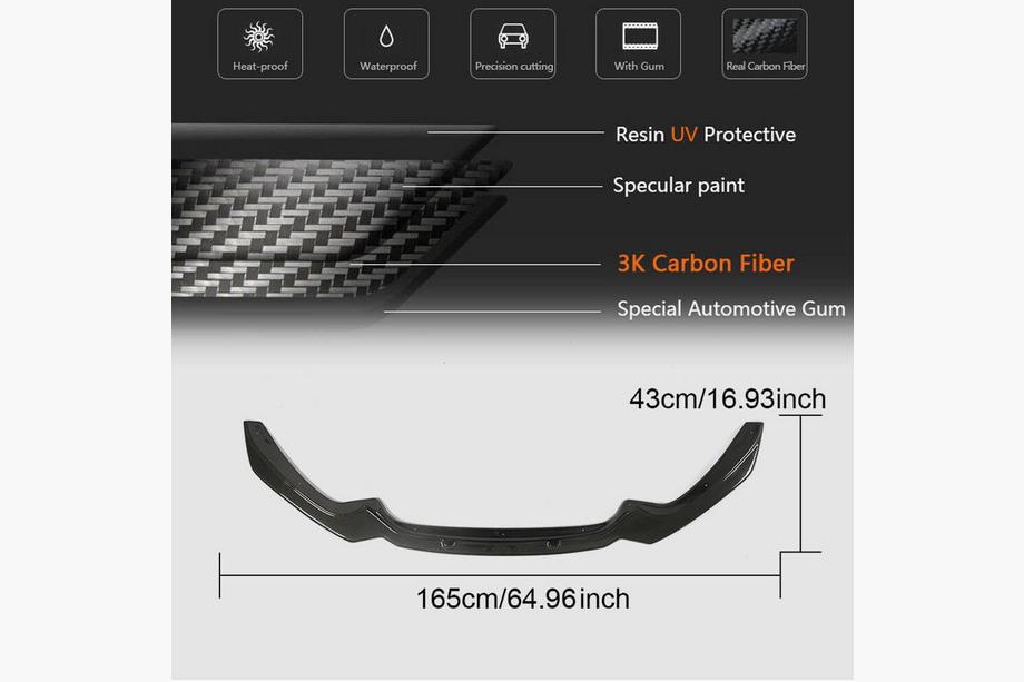 BMW 1 Series F20/F21 2011-2019 Lame de Pare-chocs Avant FRP V2 (2016-2019, M-Sport) Photo 5
