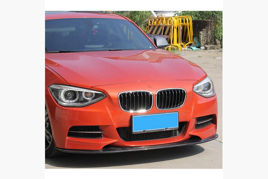 BMW 1 Series F20/F21 2011-2019 Lame de pare-chocs avant (pour M-Sport 2011-2015, Carbone) Photo 3