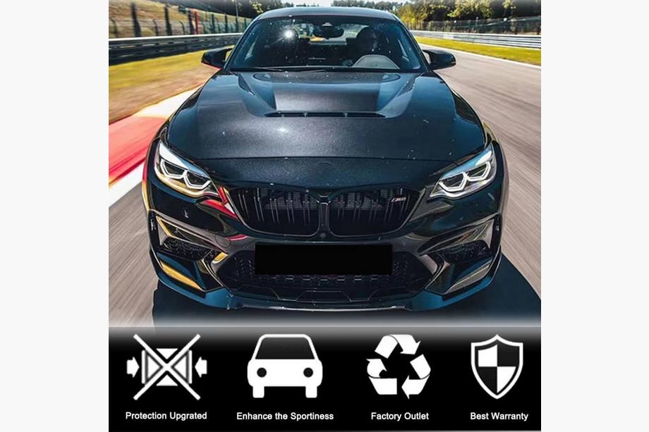 BMW 2 Series F22/F23 2014-2021 Lame avant Lip V3 pour F87 M2 Competition, Carbone Photo 4