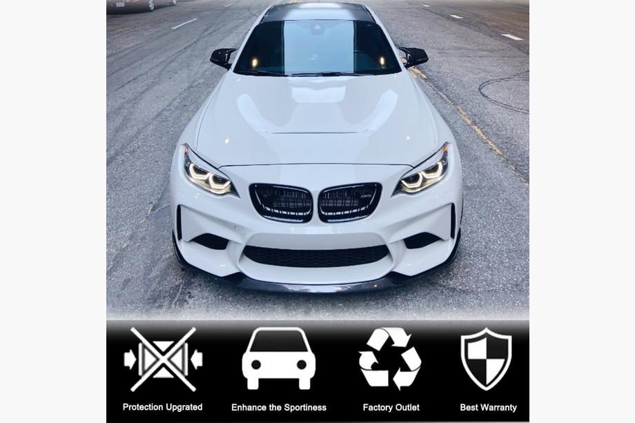 BMW 2 Series F22/F23 2014-2021 Lame avant Lip V4 pour F87 M2 Competition, Carbone Photo 3