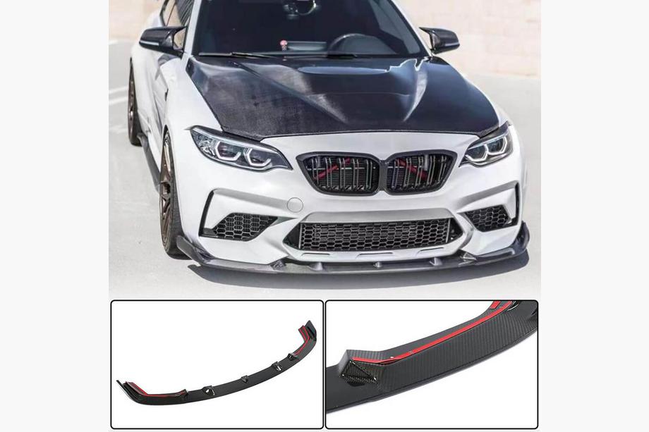 BMW 2 Series F22/F23 2014-2021 Lame avant V5 pour F87 M2 Competition, Carbone Photo 1