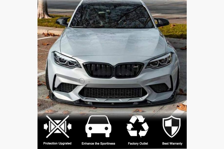 BMW 2 Series F22/F23 2014-2021 Lame avant V5 pour F87 M2 Competition, Carbone Photo 3