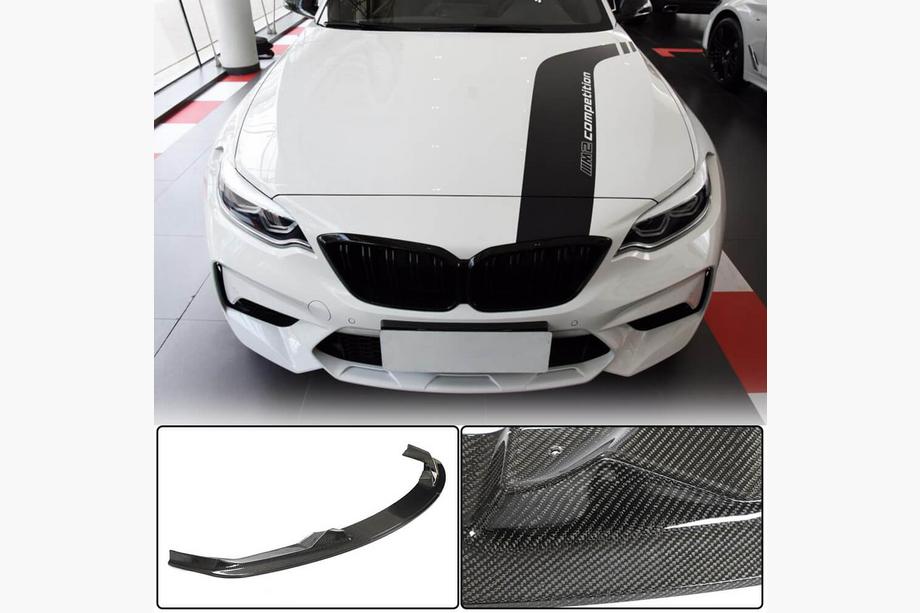 BMW 2 Series F22/F23 2014-2021 Lame avant V6 pour F87 M2 Competition, Carbone Photo 1