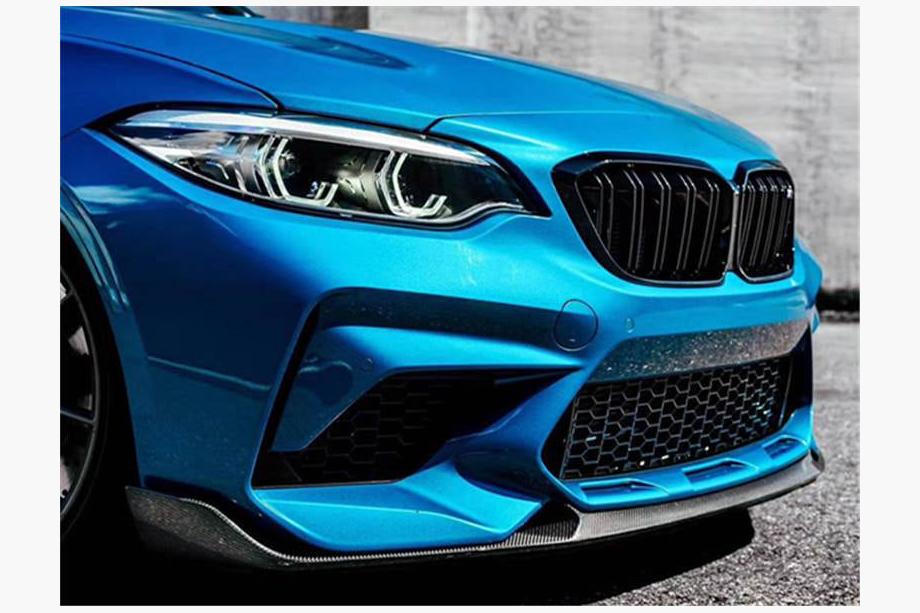 BMW 2 Series F22/F23 2014-2021 Lame avant Lip V2 pour F87 M2 Competition, Carbone Photo 4