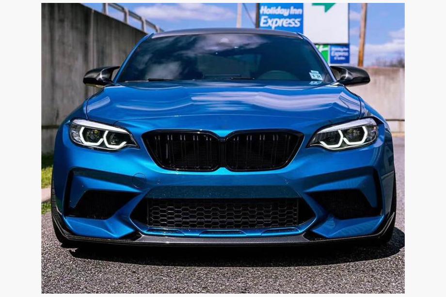 BMW 2 Series F22/F23 2014-2021 Lame avant Lip V2 pour F87 M2 Competition, Carbone Photo 5