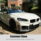BMW 2 Series G42 2021- Lame de Pare-chocs Avant Carbone V2 (pour G87) photo 3