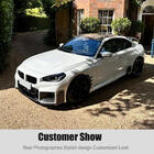 BMW 2 Series G42 2021- Lame de Pare-chocs Avant Carbone V2 (pour G87) photo 5