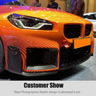 BMW 2 Series G42 2021- Lame de Pare-chocs Avant Carbone V2 (pour G87) photo 9