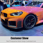 BMW 2 Series G42 2021- Lame de Pare-chocs Avant Carbone V2 (pour G87) photo 10