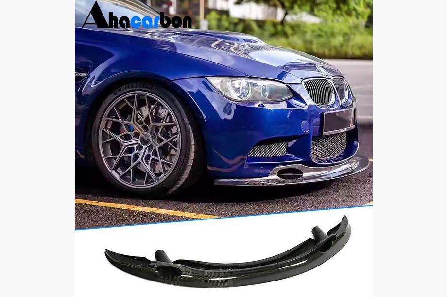 BMW 3 Series E92/E93 2006–2013 Lame de Pare-chocs Avant GT4-Style (pour M3, Carbone) Image