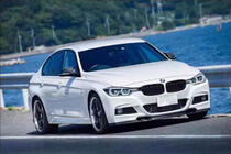 BMW 3 Series F30/F31 2012-2019 Lame Avant V-Style pour F30 M-Sport, Carbone photo 7
