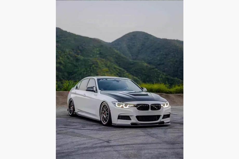 BMW 3 Series F30/F31 2012-2019 Lame de pare-chocs avant FRP V3 (M-Performance) Photo 5