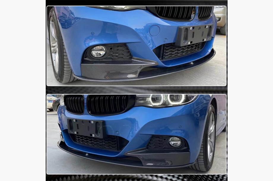 BMW 3 Series F34 2013–2020 Lame avant MP-Style pour F34 M-Sport, Carbone Photo 4