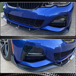 Lame de Pare-chocs Avant PD-Style (pour M-Sport 2018-2022, Carbone) BMW 3 Series G20/G21 2018- photo 3