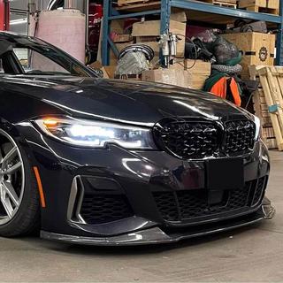 Lame avant pare-chocs V5 (pour M-Sport 2018-2022, Carbone) BMW 3 Series G20/G21 2018- photo 2