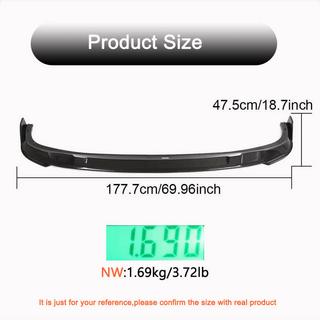 Lame Avant Pare-chocs Lip V2 pour M-Sport 2022+ Carbone BMW 3 Series G20/G21 2018- photo 4