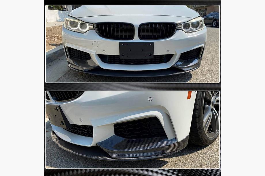 BMW 4 Series F32/F33/F36 2012-2020 Lame avant V3 pour M-Sport, Carbone Photo 3