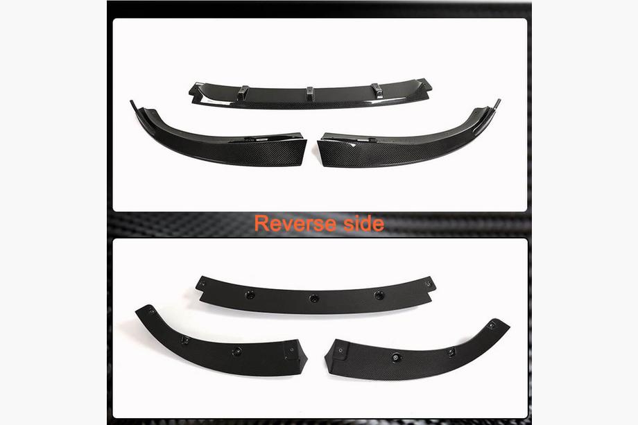 BMW 4 Series G22/23/26 2020- Lame avant Lip V3 (pour G26 M-Sport, Carbone) Photo 6