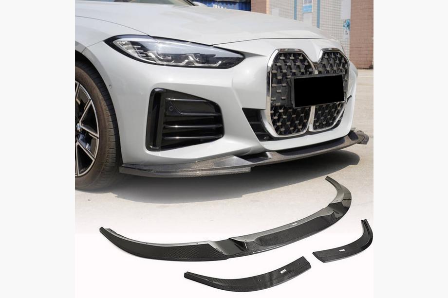 BMW 4 Series G22/23/26 2020- Lame avant Lip V2 pour G26 M-Sport, Carbone Photo 1