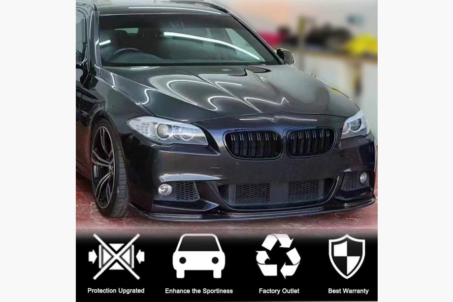 BMW 5 Series F10/F11 2010–2016 Lame de Pare-chocs Avant FRP V5 (M-Sport) Photo 2