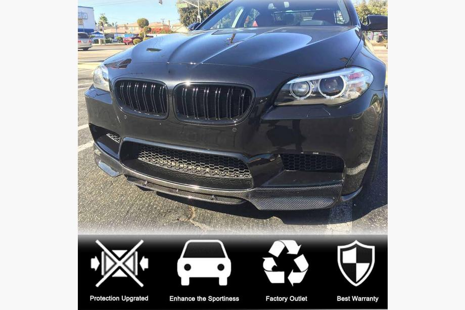 BMW 5 Series F10/F11 2010–2016 Lame avant V1 pour F10 M5, Carbone Photo 2