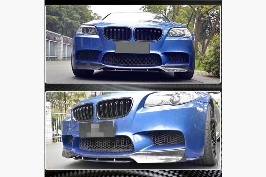 BMW 5 Series F10/F11 2010–2016 Lame avant V1 pour F10 M5, Carbone Photo 3