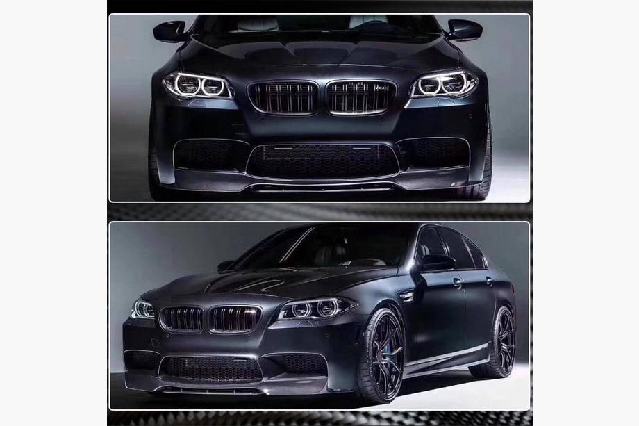 BMW 5 Series F10/F11 2010–2016 Lame avant V1 pour F10 M5, Carbone Photo 4