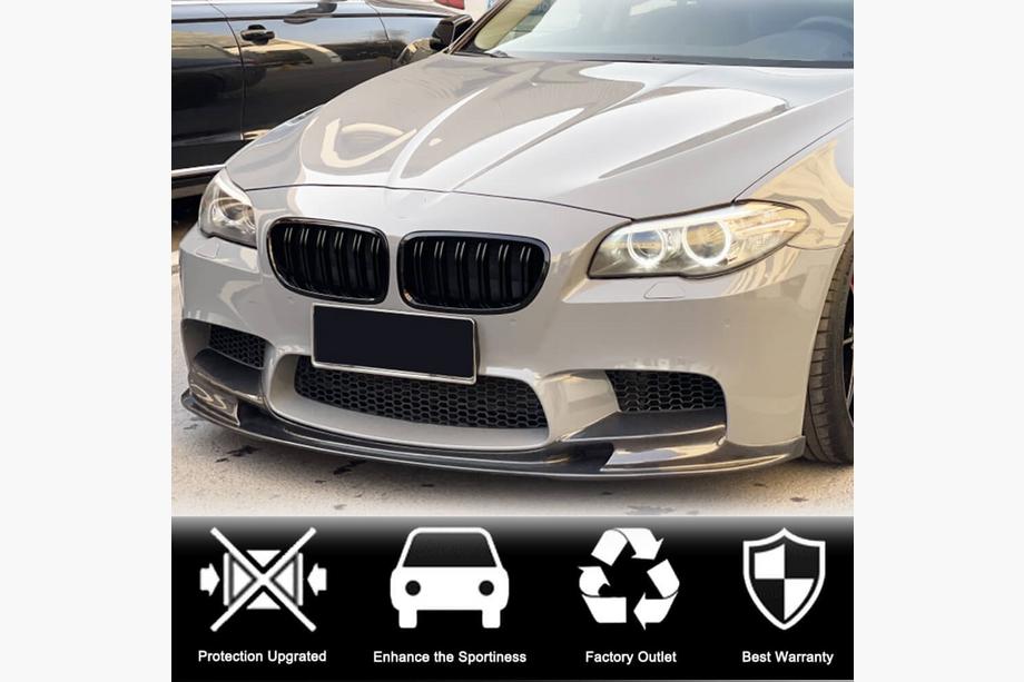 BMW 5 Series F10/F11 2010–2016 Lame Avant V2 pour Pare-chocs (pour F10 M5, Carbone) Photo 2