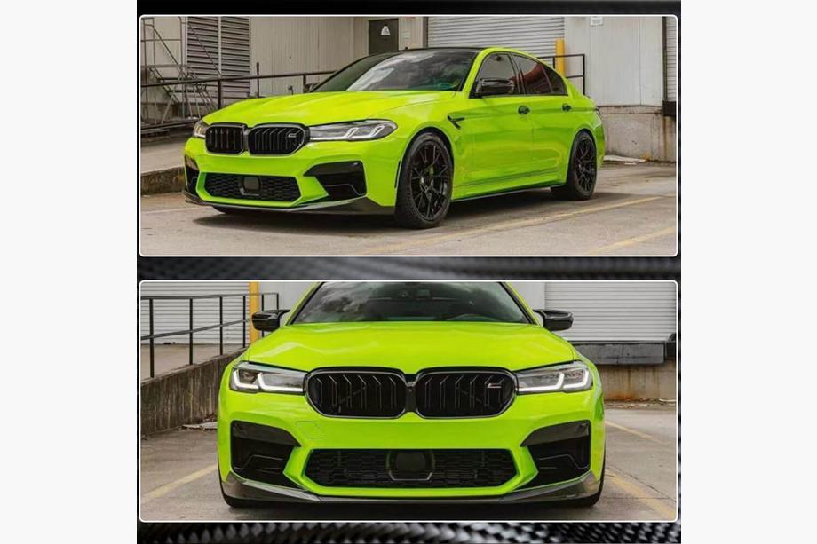 BMW Série 5 G30/G31 2017–2023 Lame avant V1 pour M5 F90 2020-2024 Carbone Photo 4