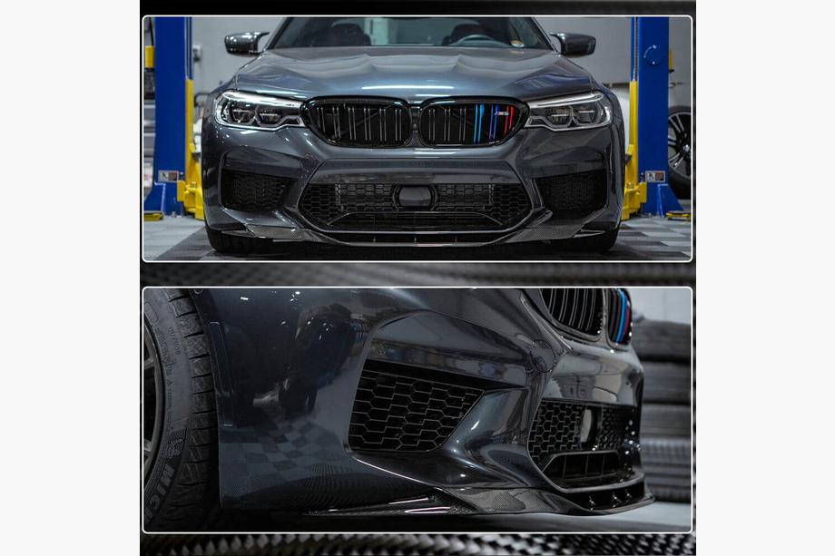 BMW Série 5 G30/G31 2017–2023 Lame Avant V4 pour M5 F90 2017-2020 Carbone Photo 4