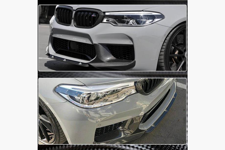 BMW Série 5 G30/G31 2017–2023 Lame avant V5 pour M5 F90 2017-2020 Carbone Photo 4