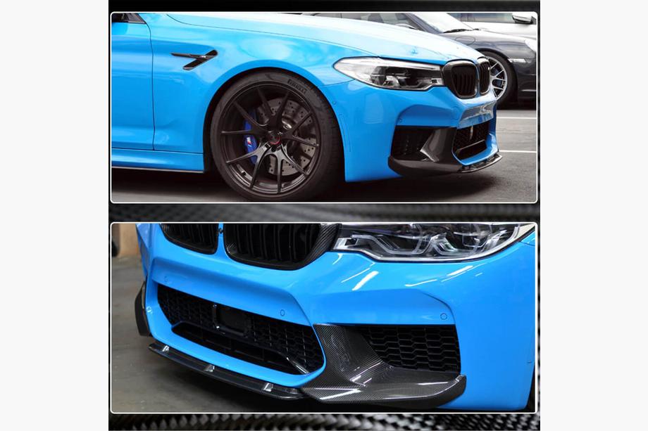 BMW Série 5 G30/G31 2017–2023 Lame avant V5 pour M5 F90 2017-2020 Carbone Photo 5
