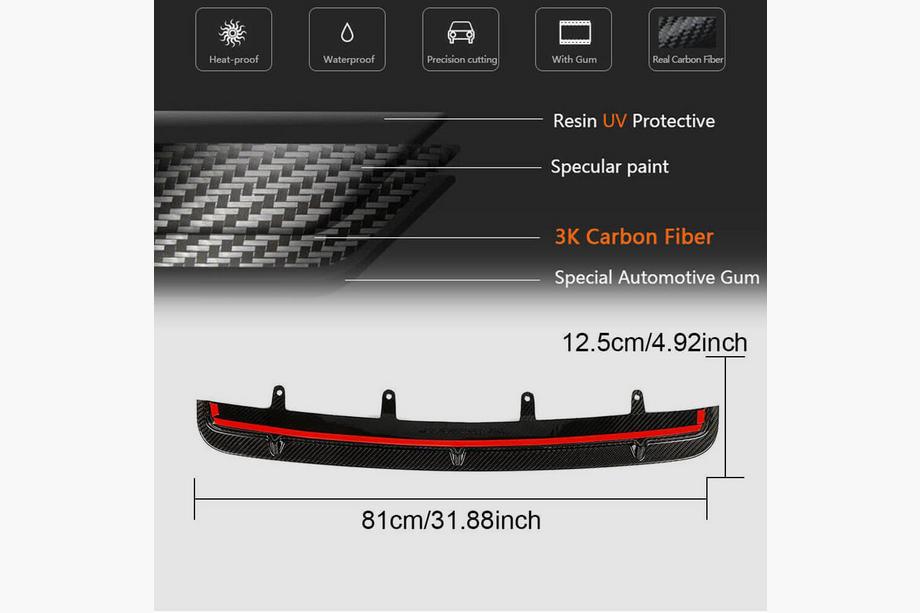 BMW Série 5 G30/G31 2017–2023 Lame avant V5 pour M5 F90 2017-2020 Carbone Photo 6