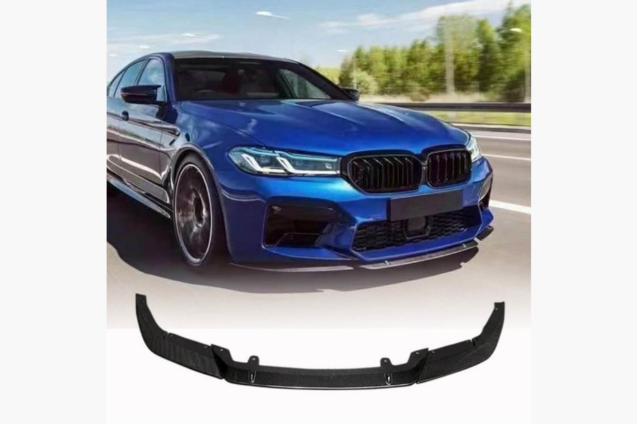 BMW Série 5 G30/G31 2017–2023 Lame avant Lip V4 pour M5 F90 2020-2024, Carbone Photo 1
