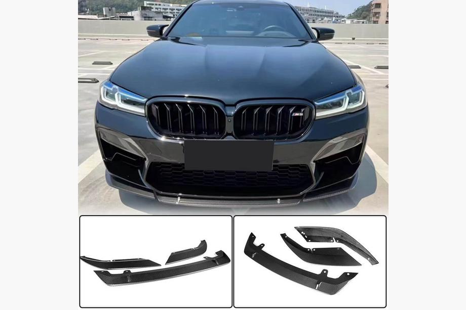 BMW Série 5 G30/G31 2017–2023 Lame avant V6 pour M5 F90 2020-2024 Carbone Photo 1