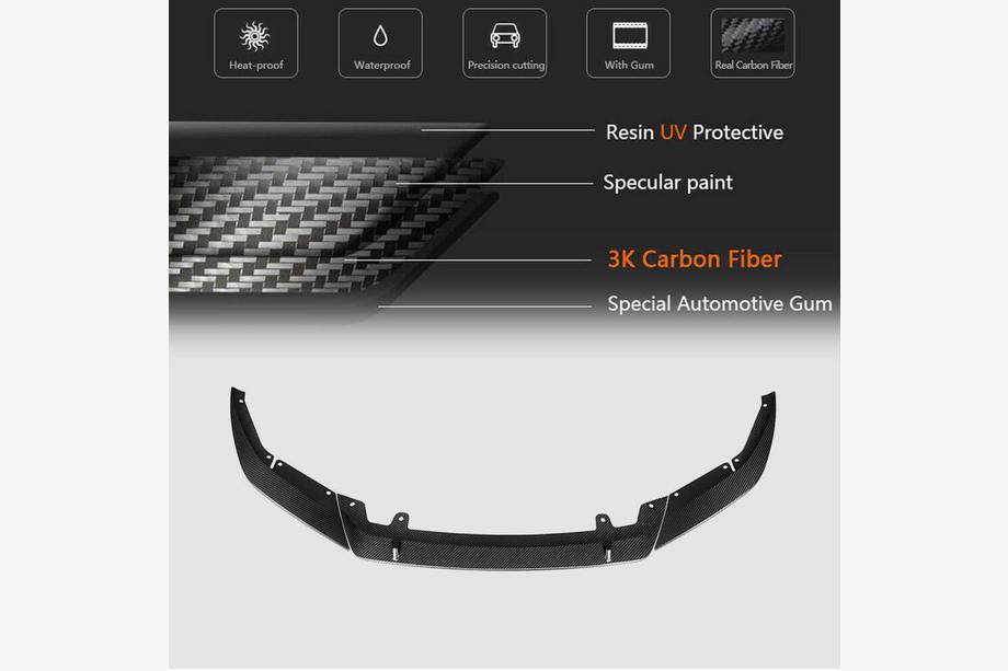 BMW Série 5 G30/G31 2017–2023 Lame avant V6 pour M5 F90 2020-2024 Carbone Photo 5