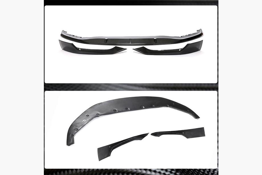 BMW Série 5 G30/G31 2017–2023 Lame avant V1 pour M-Sport 2021-2024, Carbone Photo 4